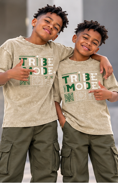 Nigeria Kids' T-Shirt — Snow Washed