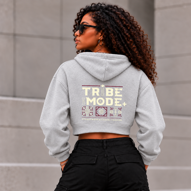 Ghana Cropped Hoodie — Essential