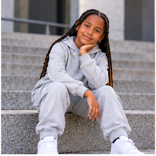 Peace & Love Essential Kids' Fleece Hoodie
