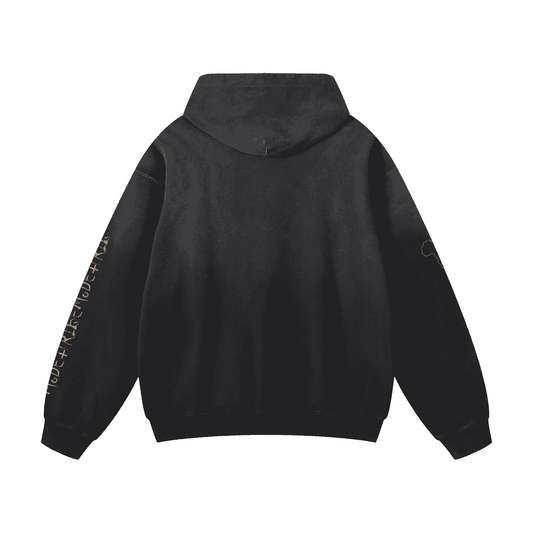 Heavyweight Sunfade Oversized Hoodie - Tribemodeplus