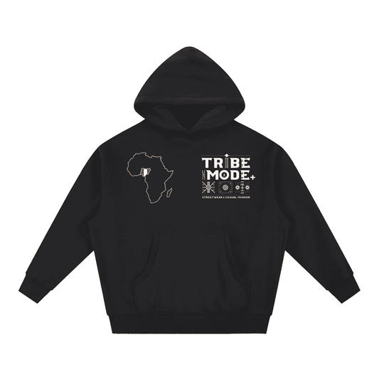 Essential Oversized Boxy Fit Fleece Hoodie - Tribemodeplus