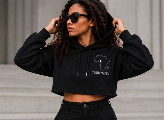 Nigeria Cropped Hoodie — Essential