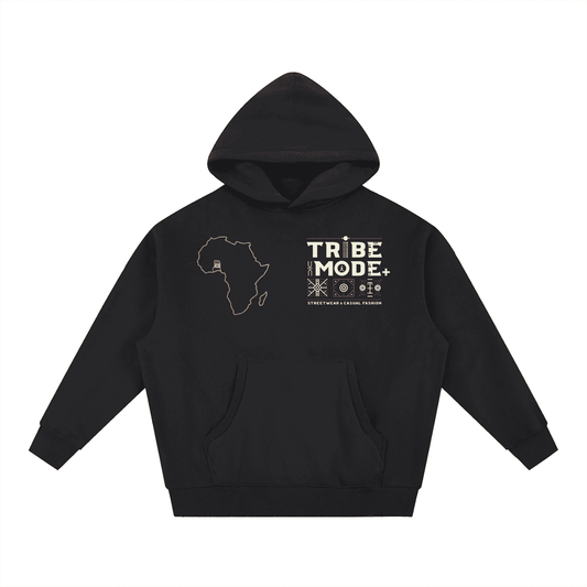 Essential Oversized Boxy Fit Fleece Hoodie - Tribemodeplus