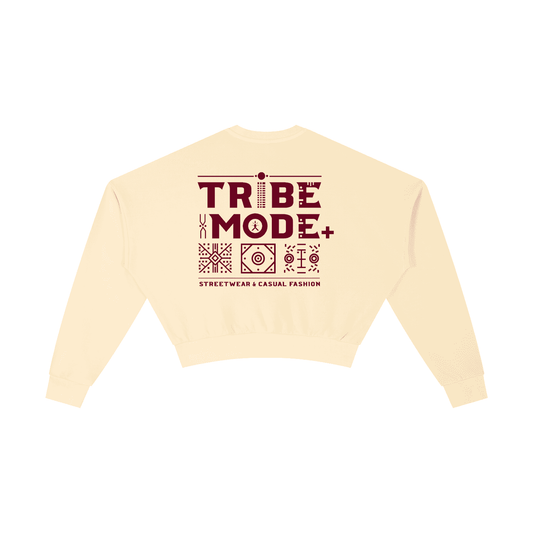 Vintage Washed Cropped Sweatshirt - Tribemodeplus