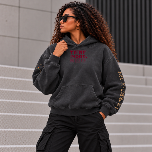 Ghana Oversized Hoodie — Heavyweight Sunfade