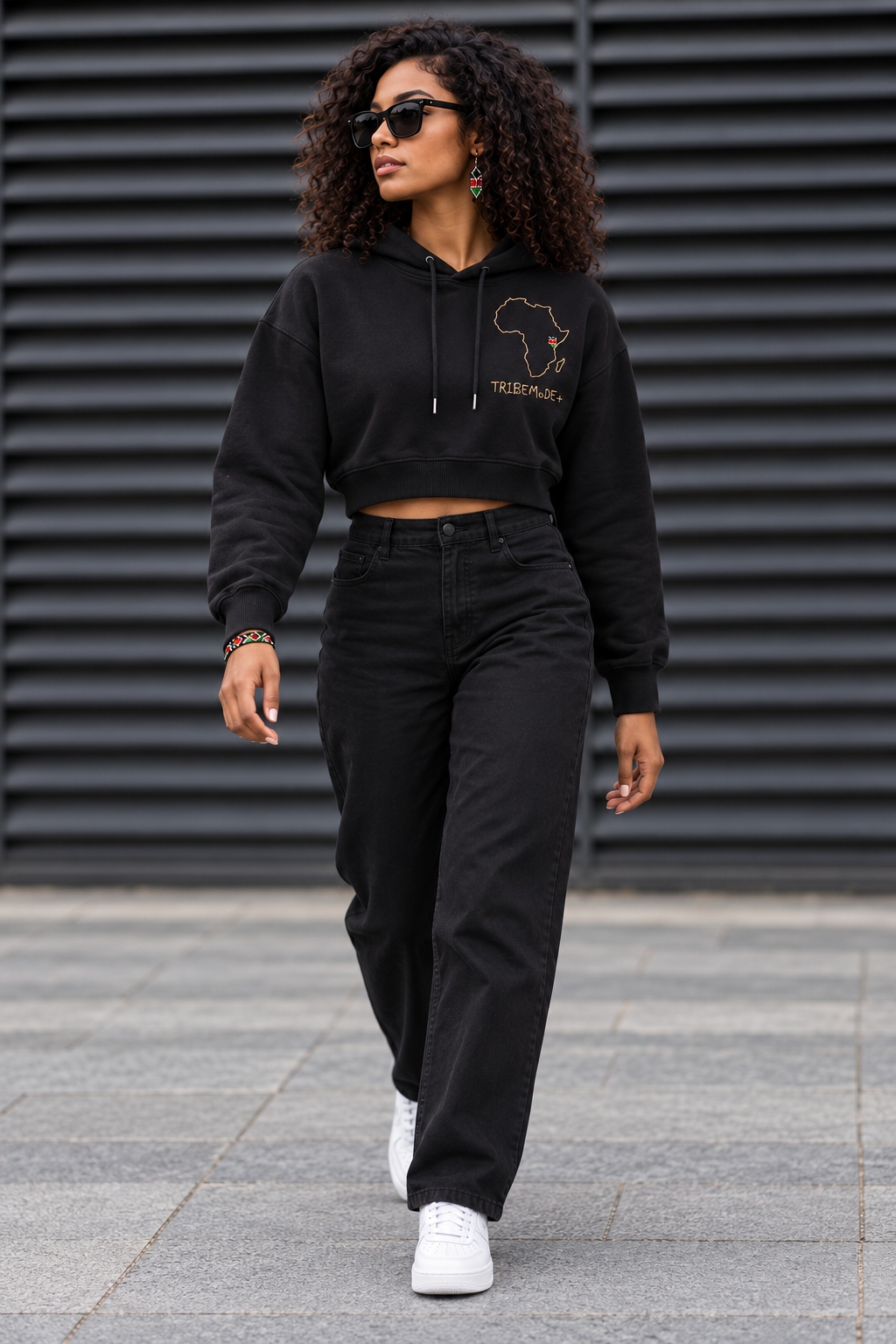 Kenya Cropped Hoodie — Essential