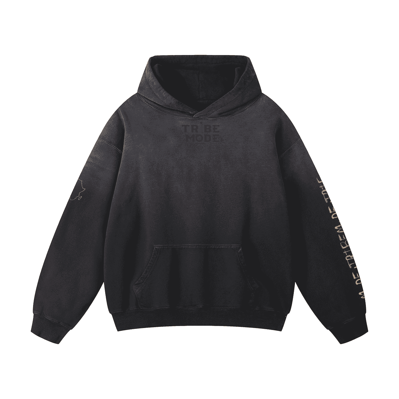 Heavyweight Sunfade Oversized Hoodie - Tribemodeplus