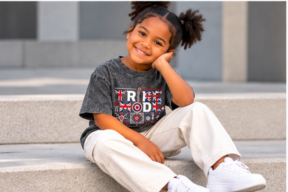 United Kingdom Snow Washed Kids' T-Shirt