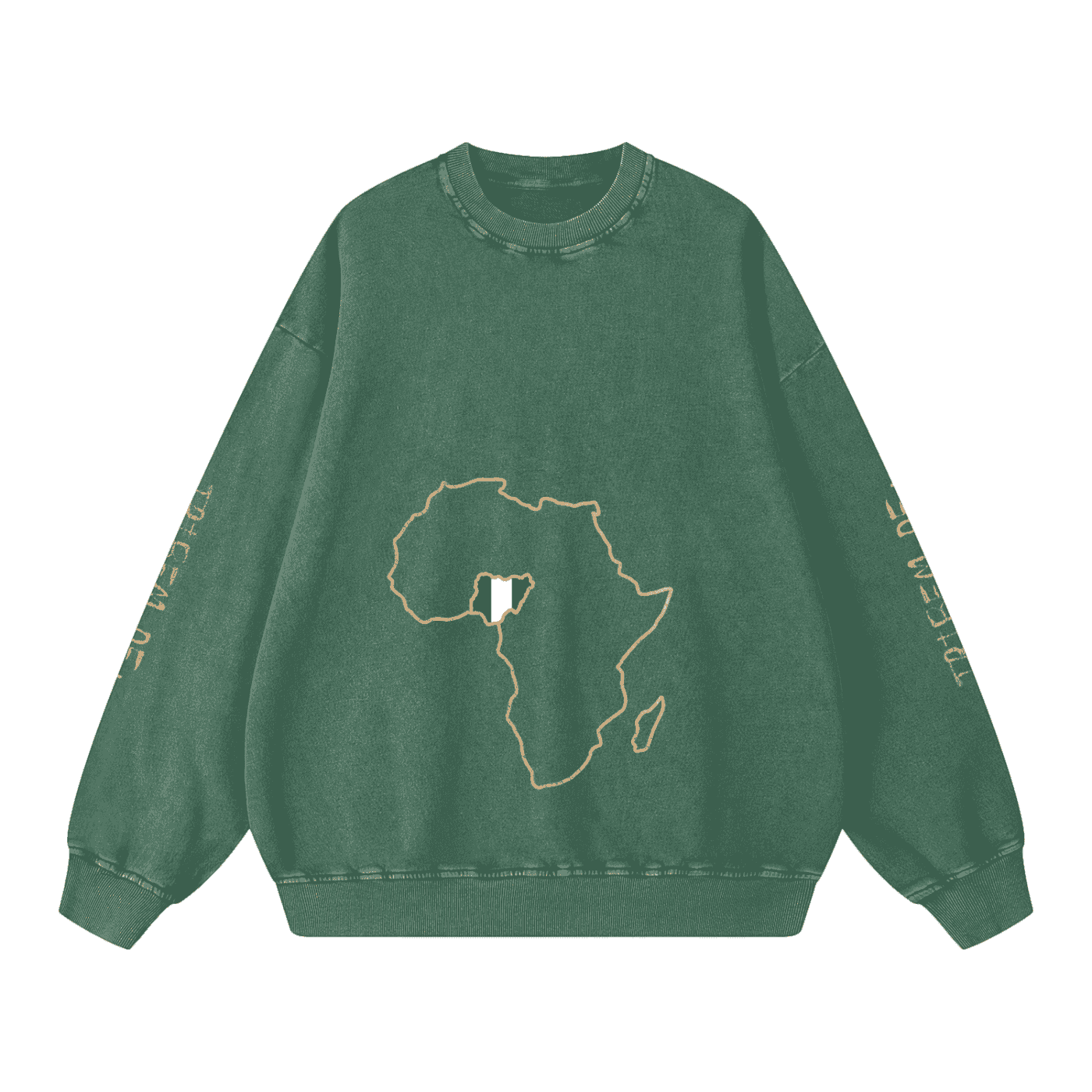 Snow Washed Oversized Sweatshirt - Tribemodeplus