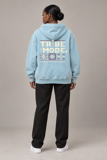 Kenya Oversized Hoodie — Snow Wash Fleece