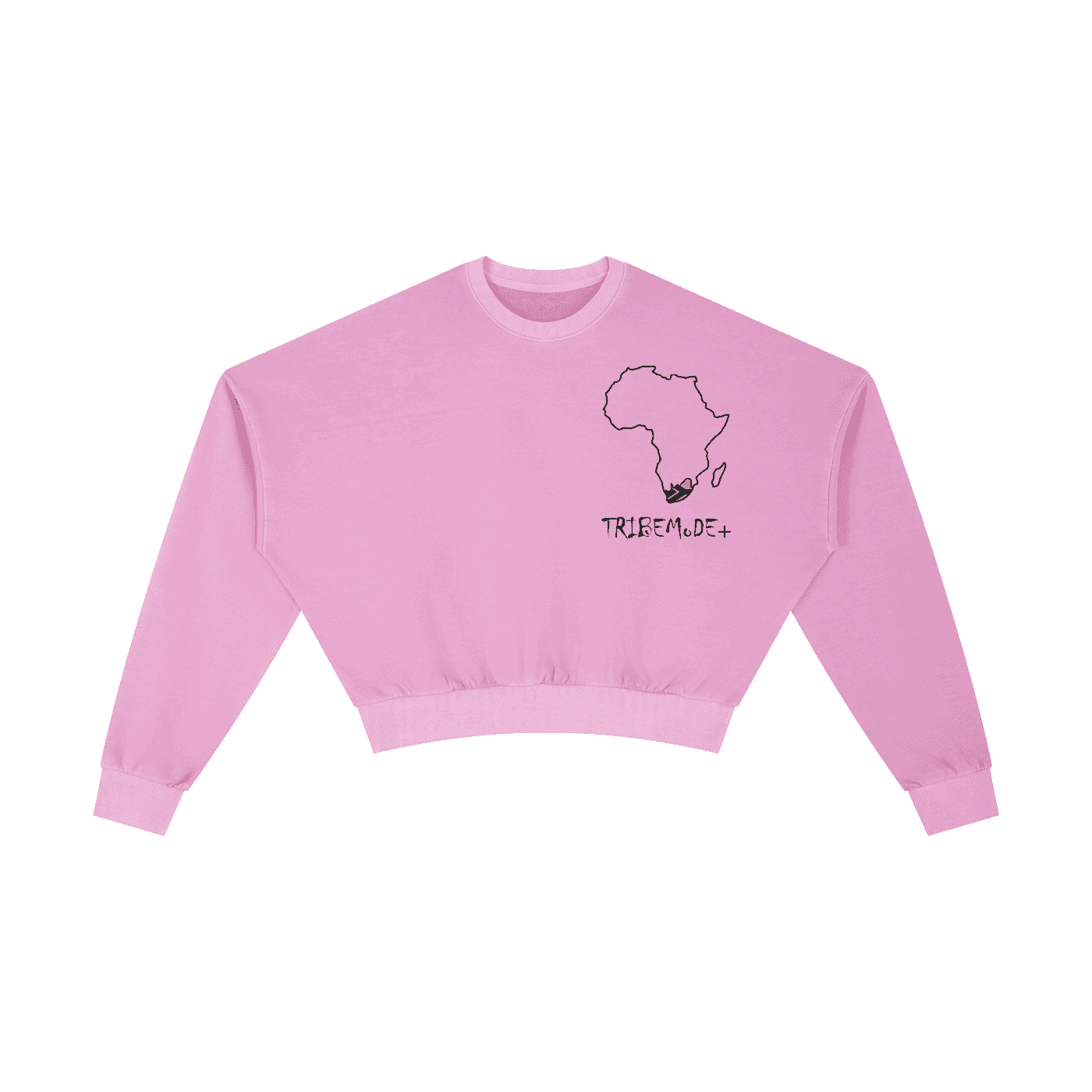 Vintage Washed Cropped Sweatshirt - Tribemodeplus