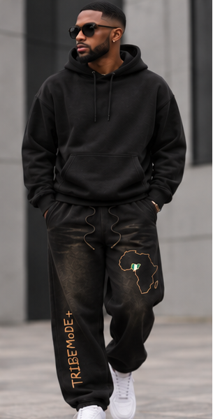 Nigeria Sweatpants — Sunfade Fleeced