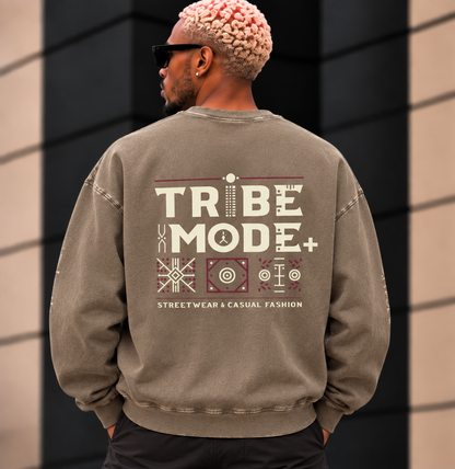 Nigeria Oversized Sweatshirt — Snow Washed