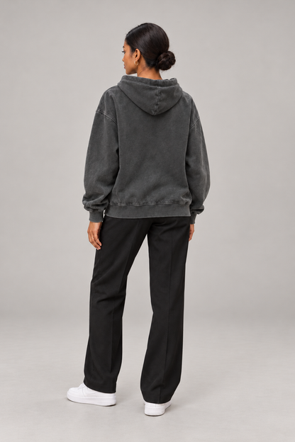 Kenya Fleece Hoodie — Essential Oversized Boxy Fit