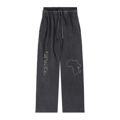 Vintage Washed Waist Pants - Tribemodeplus