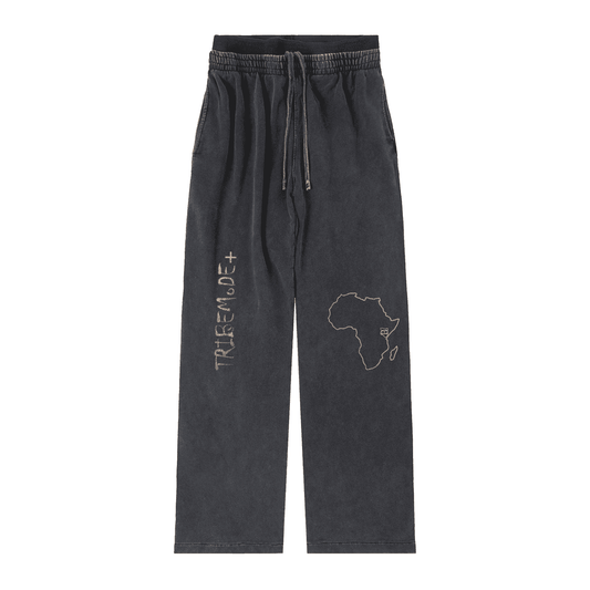 Vintage Washed Waist Pants - Tribemodeplus