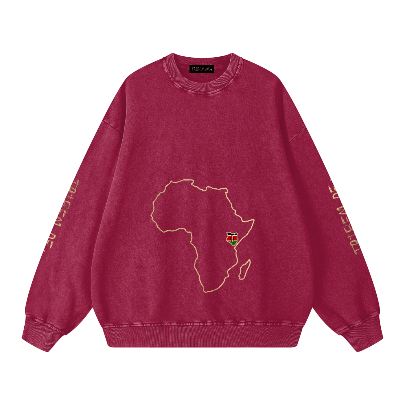 Snow Washed Oversized Sweatshirt - Tribemodeplus