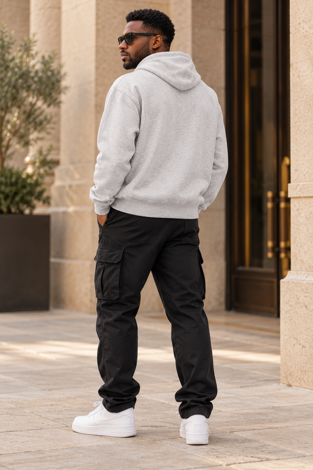 Kenya Fleece Hoodie — Essential Oversized Boxy Fit