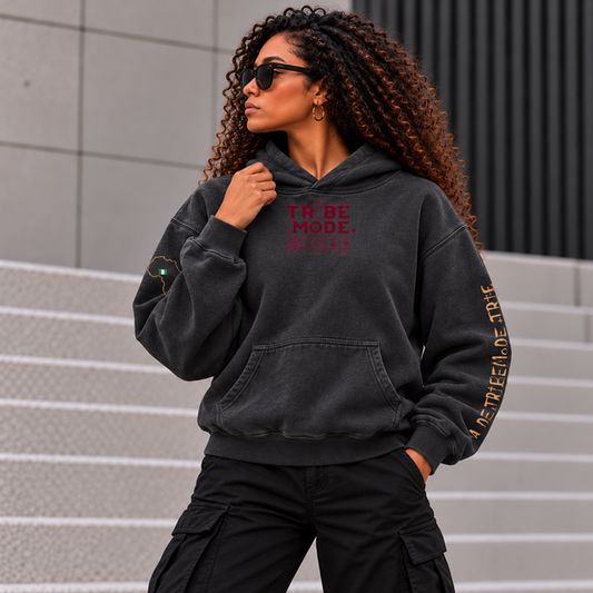 Nigeria Heavyweight Sunfade Oversized Hoodie