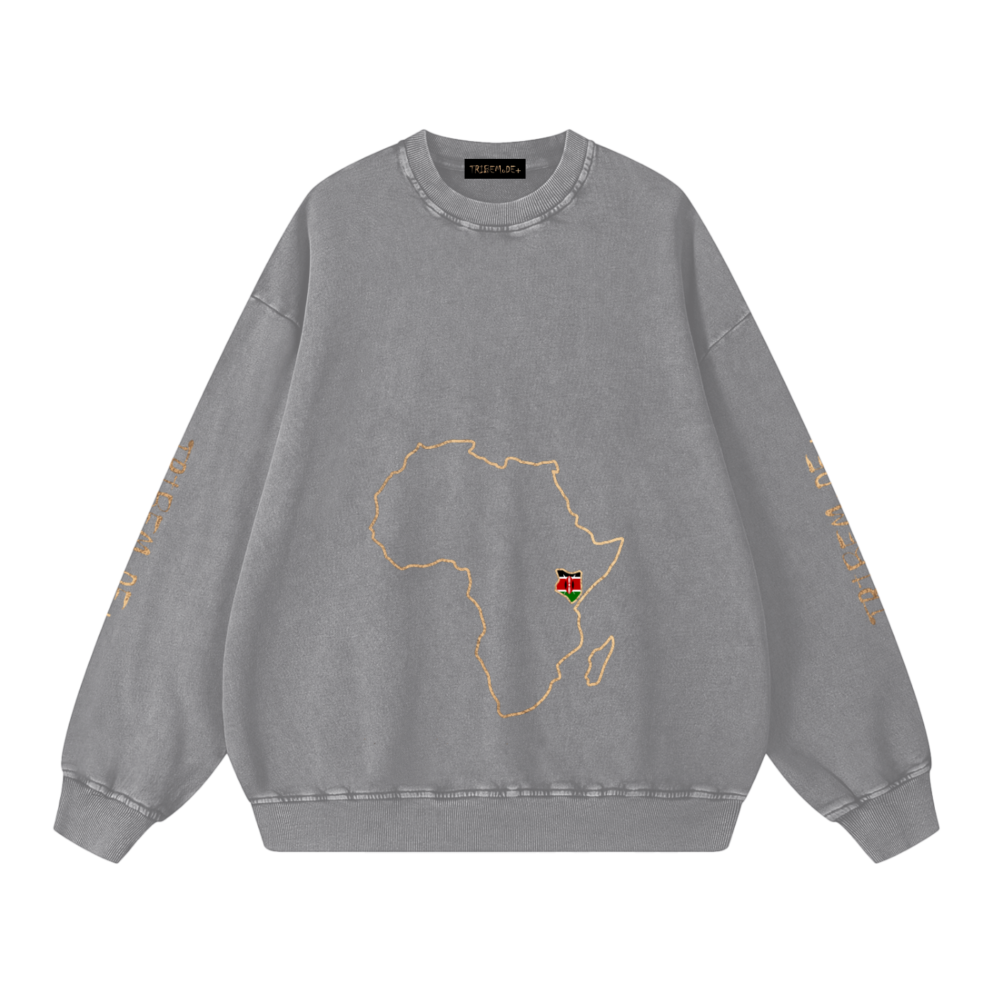 Snow Washed Oversized Sweatshirt - Tribemodeplus