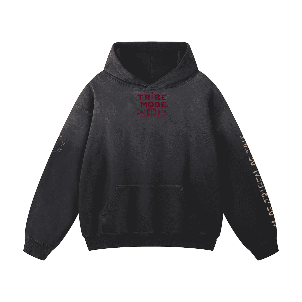 Ghana Oversized Hoodie  —  Heavyweight Sunfade