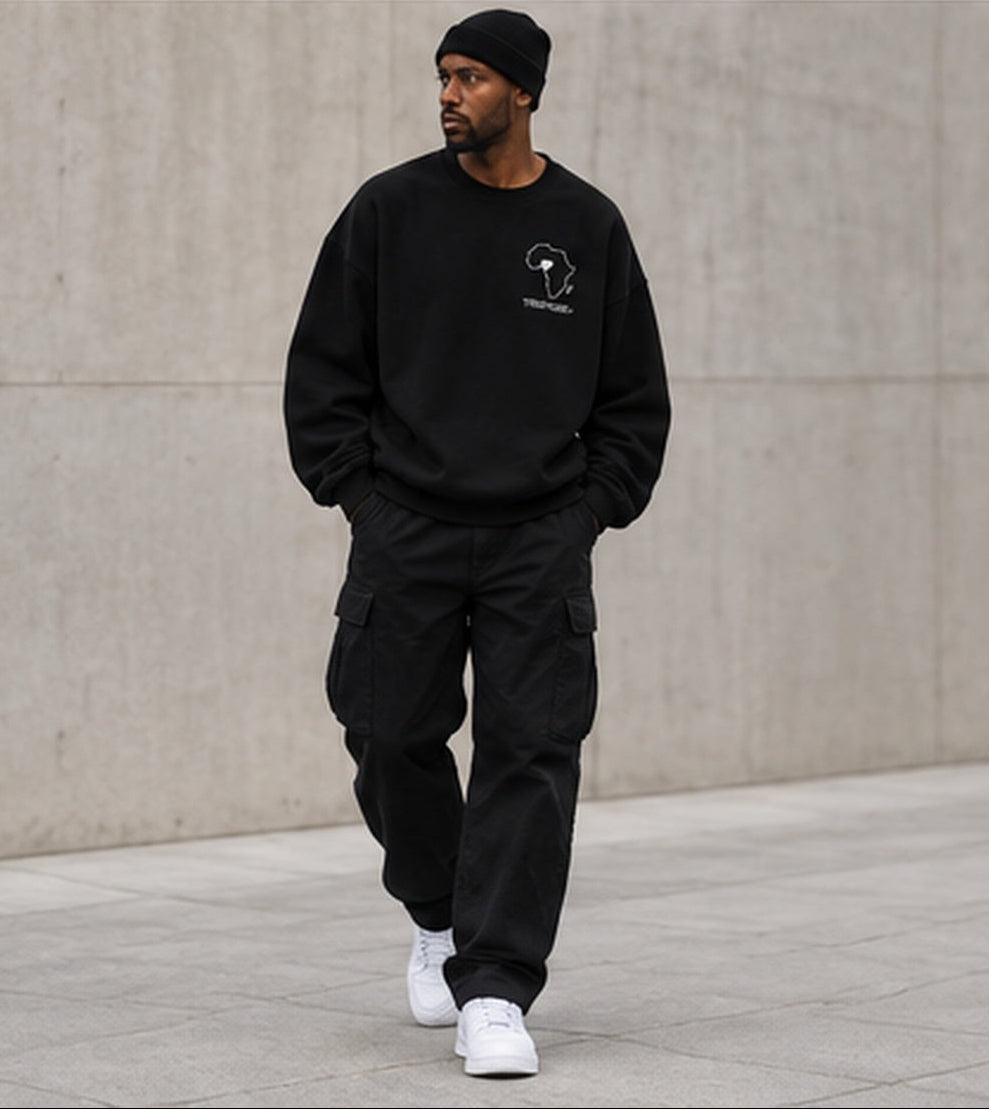 Nigeria Drop Shoulder Sweatshirt — Heavyweight