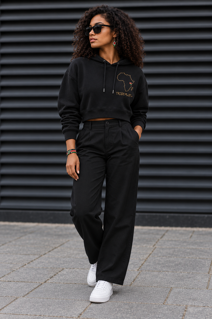 Kenya Cropped Hoodie — Essential