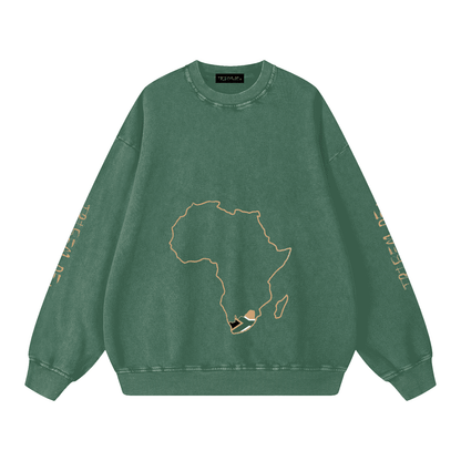 Snow Washed Oversized Sweatshirt - Tribemodeplus
