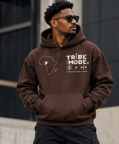 Nigeria Fleece Hoodie — Essential Oversized Boxy Fit