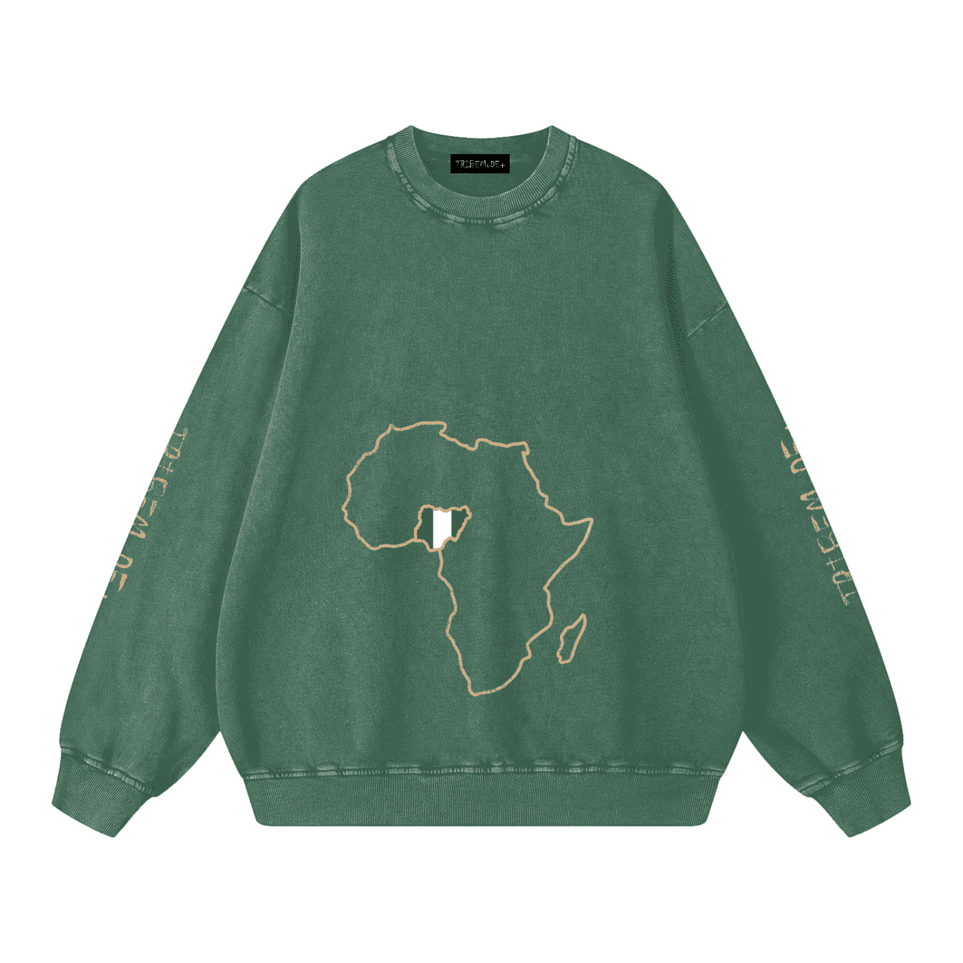 Snow Washed Oversized Sweatshirt - Tribemodeplus