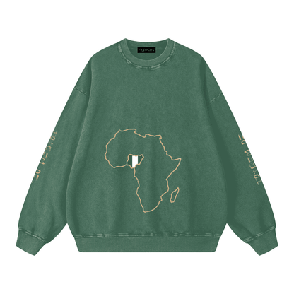 Snow Washed Oversized Sweatshirt - Tribemodeplus