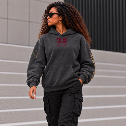 Ghana Oversized Hoodie  —  Heavyweight Sunfade