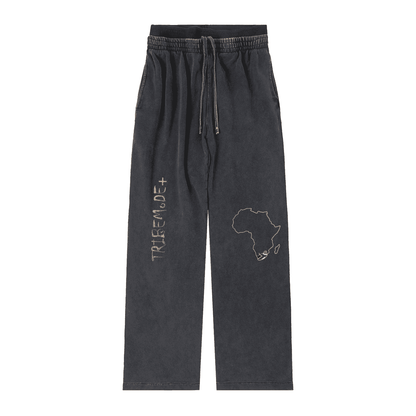 Vintage Washed Waist Pants - Tribemodeplus