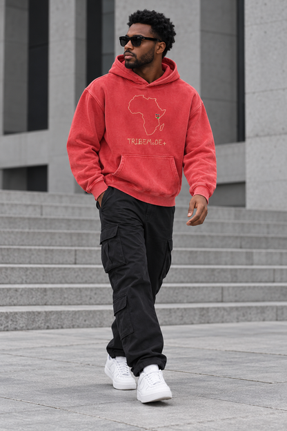 Kenya Oversized Hoodie — Snow Wash Fleece