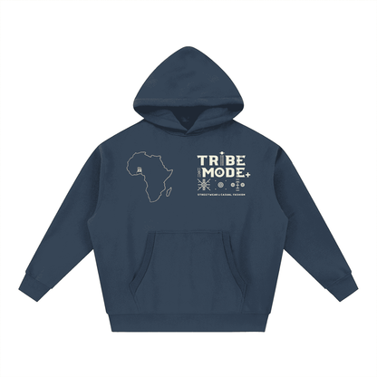 Essential Oversized Boxy Fit Fleece Hoodie - Tribemodeplus
