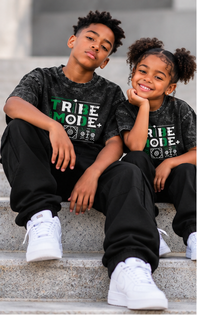Nigeria Kids' T-Shirt — Snow Washed