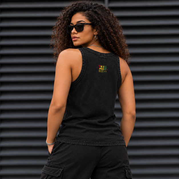 Ghana Tank Top  —  Snow Washed