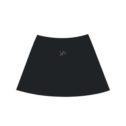 High-Waist Pocketed A-Line Skirt - Tribemodeplus