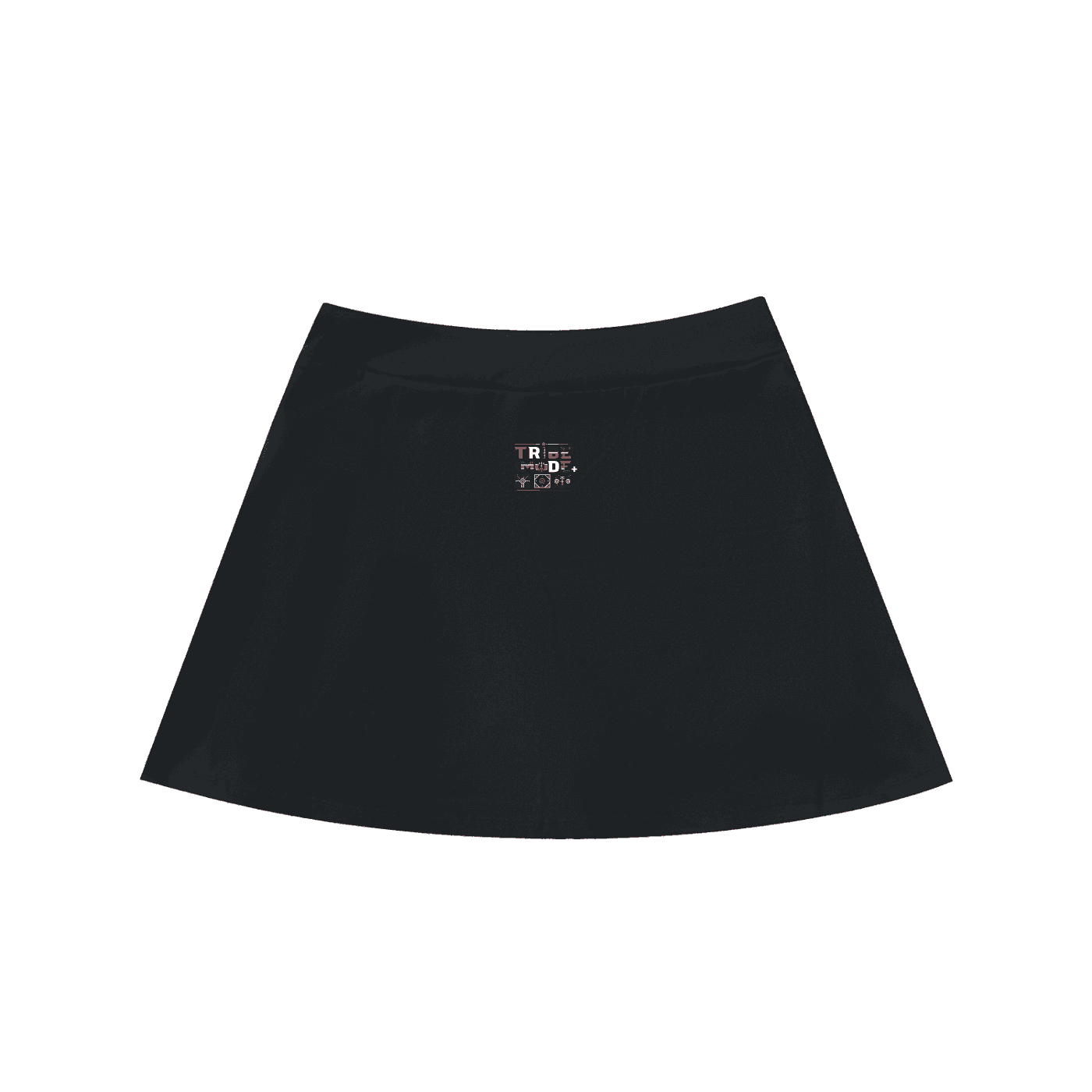 High-Waist Pocketed A-Line Skirt - Tribemodeplus