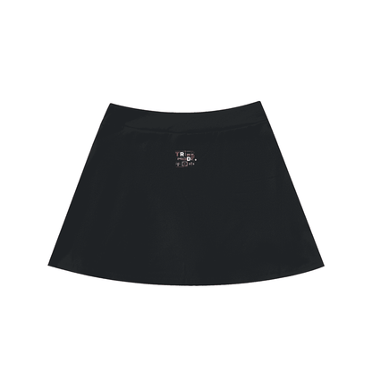 High-Waist Pocketed A-Line Skirt - Tribemodeplus