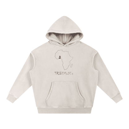 Snow Wash Fleece Oversize Hoodie - Tribemodeplus