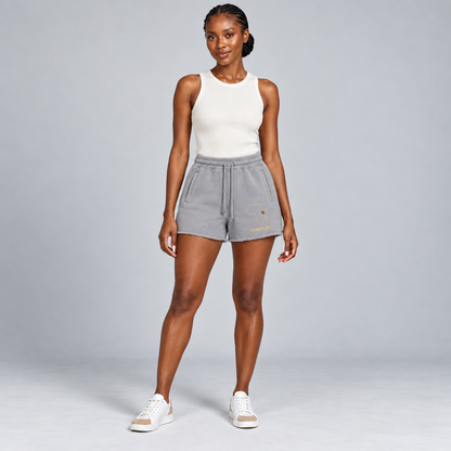 Kenya Shorts — Snow Washed Raw Edge