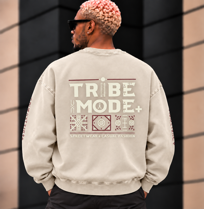 Nigeria Oversized Sweatshirt — Snow Washed