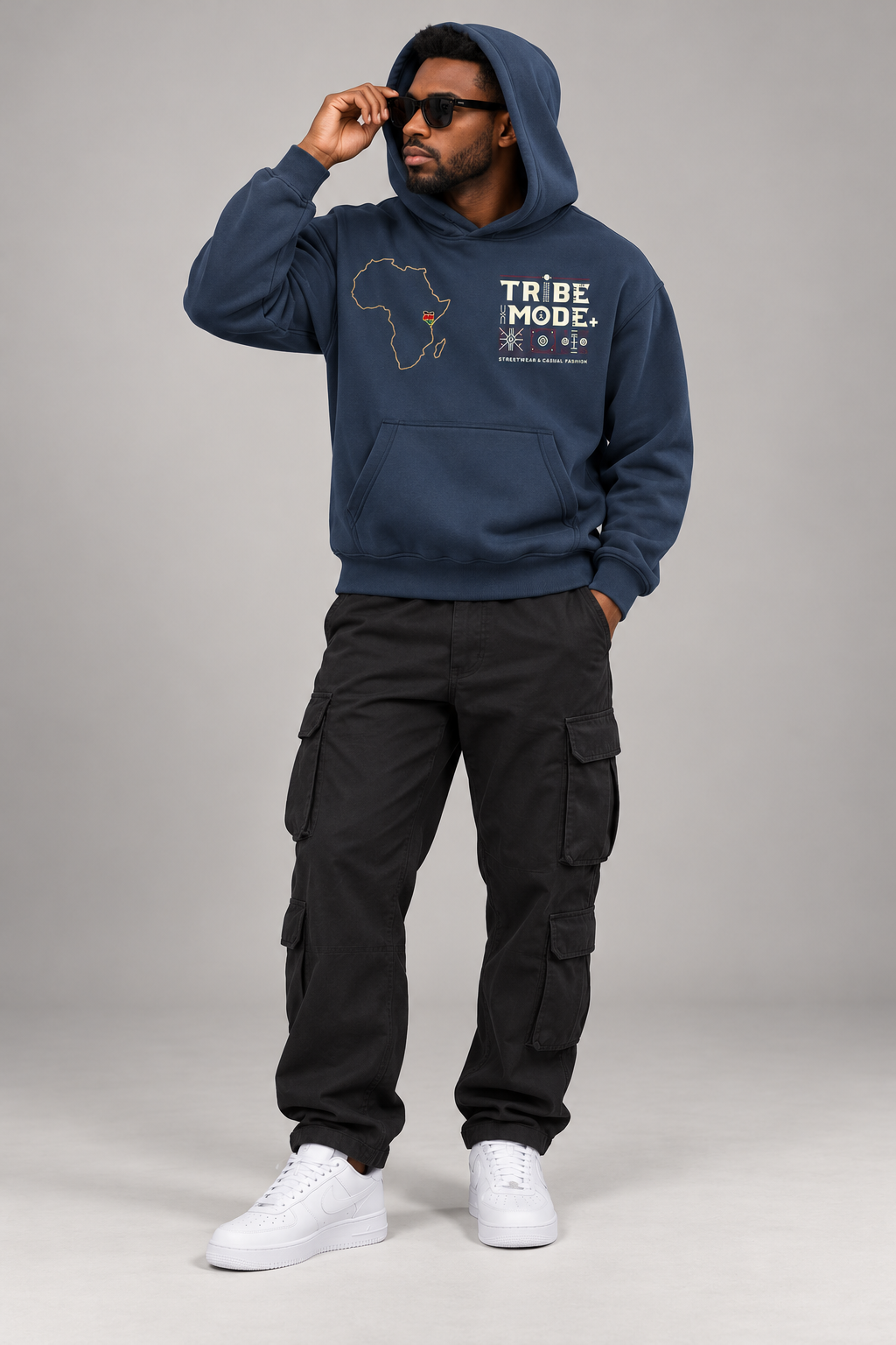 Kenya Fleece Hoodie — Essential Oversized Boxy Fit