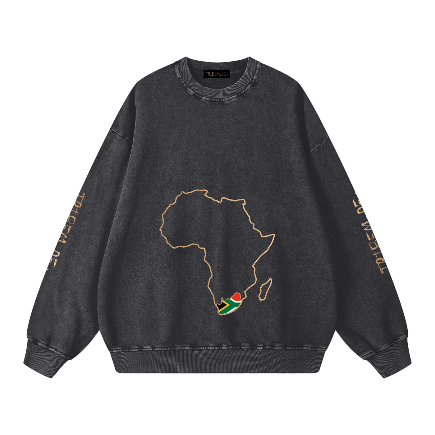 Snow Washed Oversized Sweatshirt - Tribemodeplus