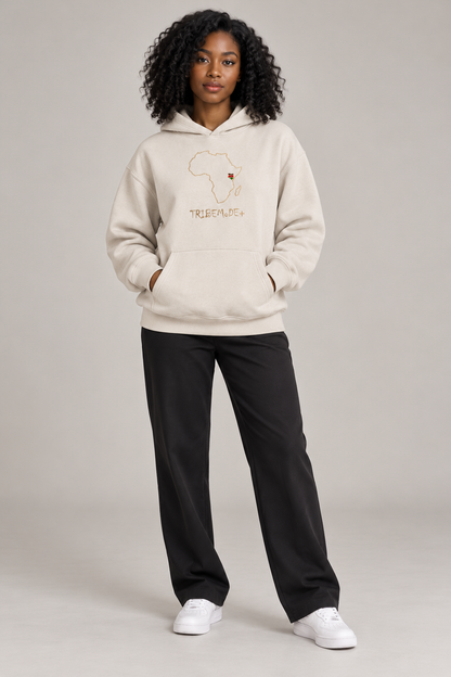 Kenya Oversized Hoodie — Snow Wash Fleece