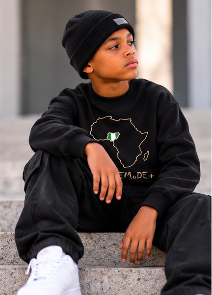 Nigeria Kids' Sweatshirt — Essential Fleece
