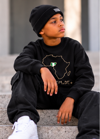 Nigeria Kids' Sweatshirt — Essential Fleece