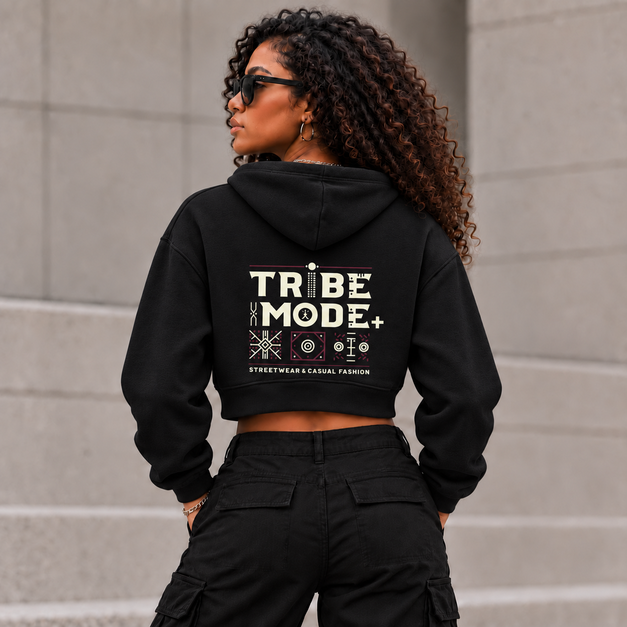 Ghana Cropped Hoodie — Essential