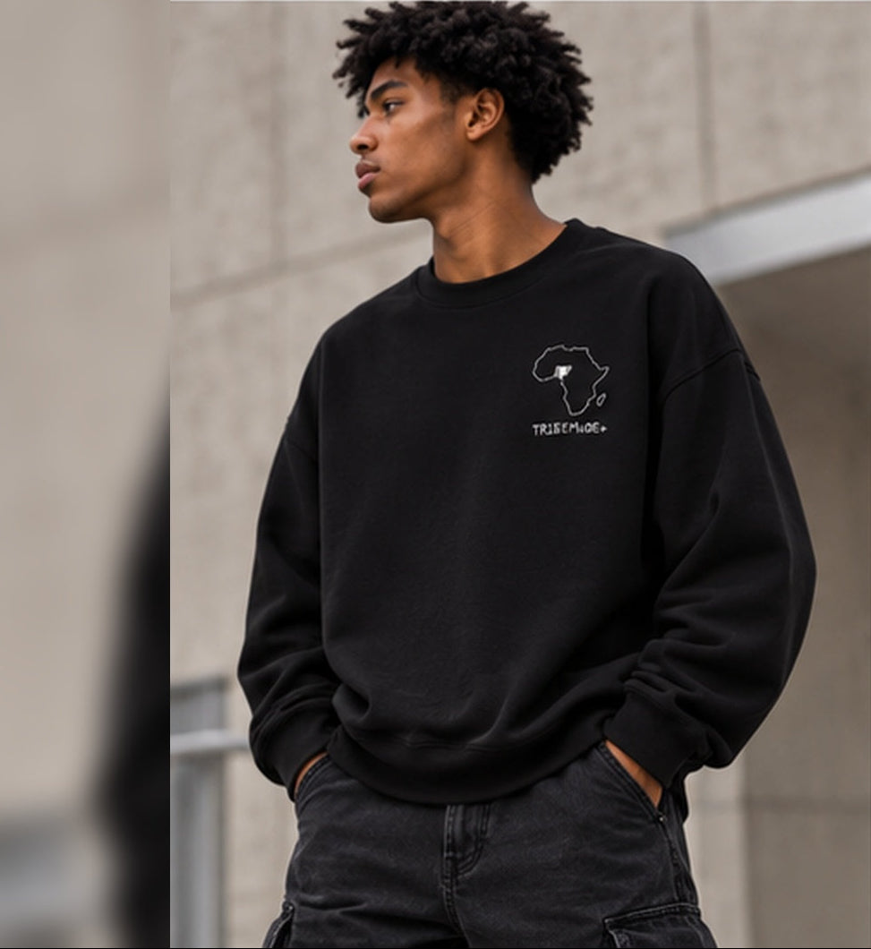 Nigeria Drop Shoulder Sweatshirt — Heavyweight